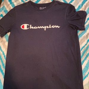 Navy blue champion shirt